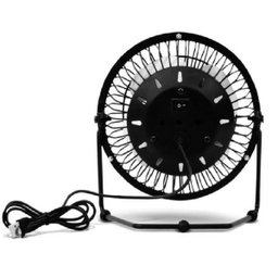 Mini Ventilador USB Potente Silencioso Portátil Notebook Computador Preto - 3