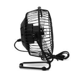 Mini Ventilador USB Potente Silencioso Portátil Notebook Computador Preto - 2