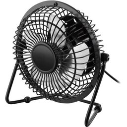 Mini Ventilador USB Potente Silencioso Portátil Notebook Computador Preto - 1