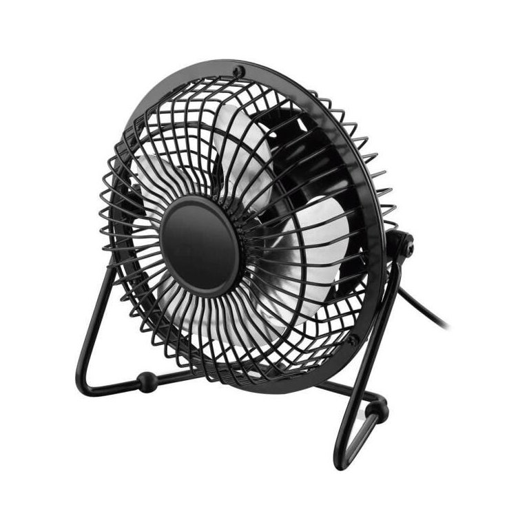 Mini Ventilador USB Potente Silencioso Portátil Notebook Computador Preto
