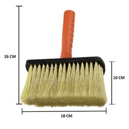 3 Broxa Trincha Grande 18 cm Jumbo Atlas Pintura Limpeza - 4