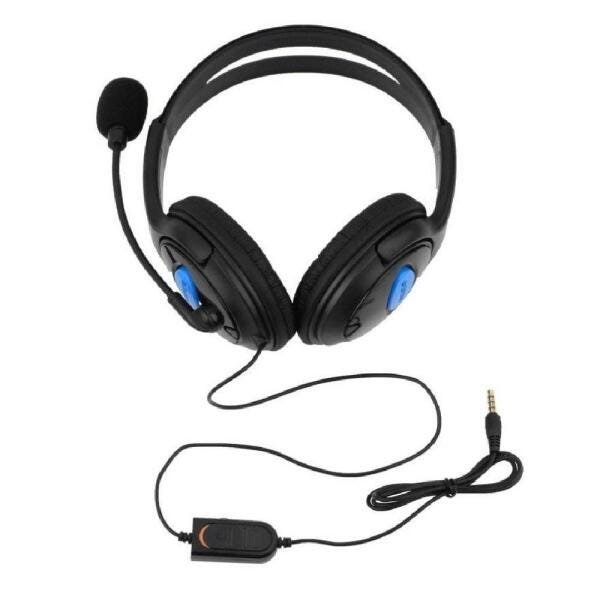 Fone de Ouvido Headset Estéreo para Ps4 Playstation 4 com Microfone P3 - 2