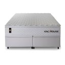 Ver imagem 4 de Conjunto Box Baú Super King New Moon Branco 193x203x73 c/ Molas Ensacadas