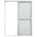 Ver imagem 1 de Porta Balcão 3 Folhas Alumínio Branco Linha 25:210 x 150