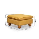 Ver imagem 4 de Puff Modular com Pé Bolinha Sôma CabeCasa MadeiraOriginals