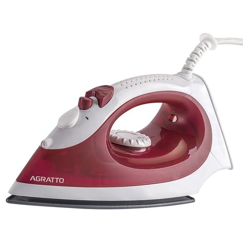 Ferro de Passar Roupa a Vapor a Seco Base Cerâmica Antiaderente Cabo Giratório 220v Agratto Bravo Fc