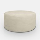 Ver imagem 5 de Puff Mezza Central Redondo Decorativo para Sala Orgânico Confortável e Reforçado Bouclé