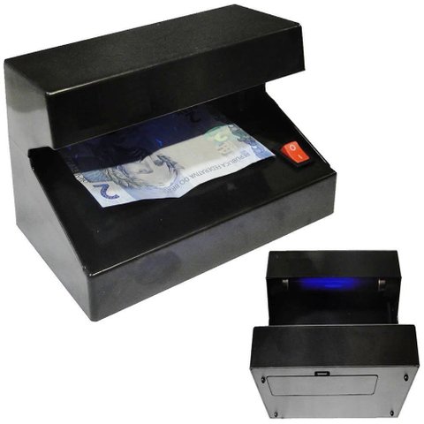 Detector Testador de Dinheiro Nota Falsa Cheque Rg Selos Passaporte Wmtds2091