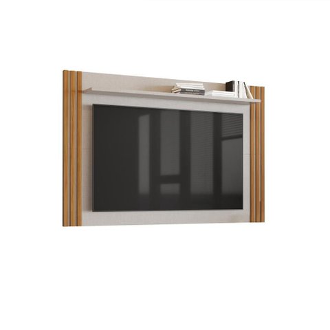 Painel para Tv até 65" Nt1375 Ripado Off White/freijó Notável Móveis