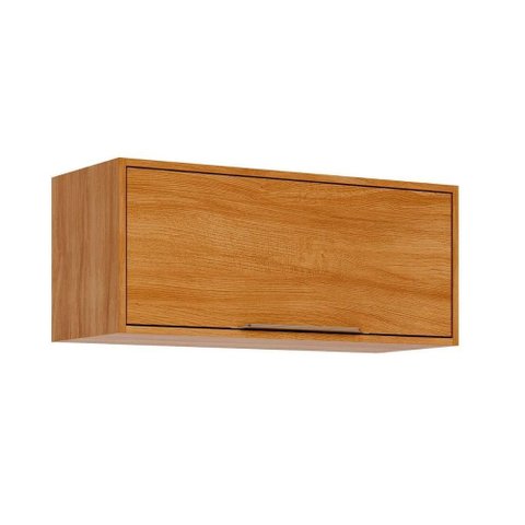 Módulo Cozinha Mgm Divina Armário Geladeira C/ 1 Porta Basculante 80 Cm Cinamomo-mgm
