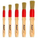 Ver imagem 1 de 10 Kit Pincel De Cerda Branca Roma Detalhamento Automotivo