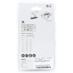 Jogo Brocas Geral Alvenaria Madeira Metal e outros Multiconstruction 3 A 8mm Hex-9 Sextavada Bosch - 4