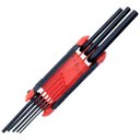 Ver imagem 4 de Jogo de Chave Allen Tipo Canivete Prática 1,5 a 8mm 8 Peças