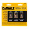 Jogo Bits Brocas E Escareador Troca rápida Dewalt Dw2730 - 4