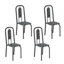 Ver imagem 1 de Cadeiras para Sala de Jantar 4 Unidades Lívia Preto/Floral