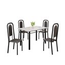 Ver imagem 2 de Conjunto Sala de Jantar com 4 Cadeiras Lara Preto