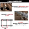 Kit Estrutura Suporte Fixador Linha C para 03 Placas Solar Alumínio e Inox Telha Cerâmica e Cimento - 7