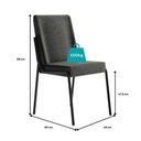 Ver mais imagens de Mesa de Jantar Retangular 160cm C/ 6 Cadeiras Estofadas Np