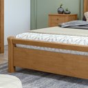 Ver imagem 4 de Cama de Casal Madeira Amêndoa Reali Lopas Amêndoa