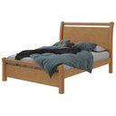 Ver imagem 1 de Cama de Casal Madeira Amêndoa Reali Lopas Amêndoa