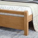 Ver imagem 3 de Cama de Casal Madeira Amêndoa Reali Lopas Amêndoa