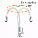 Ver imagem 5 de Torneira Flexível Branca de Mesa