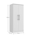 Ver imagem 4 de Armário Multiuso 2 Portas Branco Regente