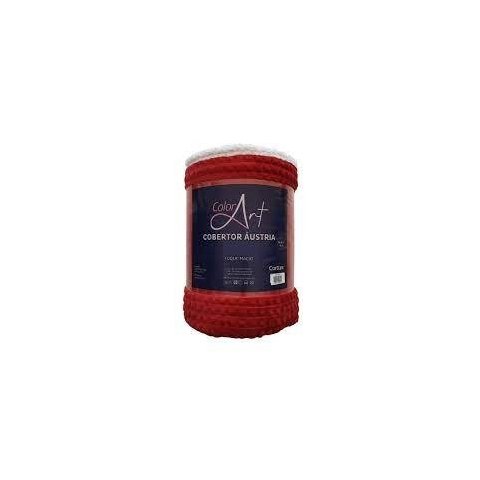 Cobertor Sherpa Corttex Casal Diamond diam63014000 Vermelho