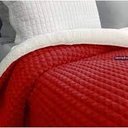 Ver imagem 2 de Cobertor Sherpa Corttex Casal Diamond diam63014000 Vermelho