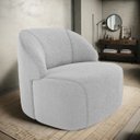 Ver imagem 2 de Kit 2 Poltronas Organica Decorativa Eloa Boucle Prata - Londrilar