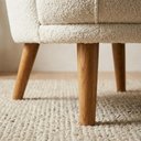 Ver mais imagens de Poltrona Decorativa Organica Flora Pes Madeira Boucle Tce 1010 Moll