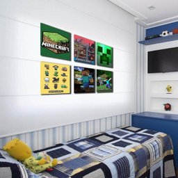 Kit Placas Decorativas Minecraft - 3