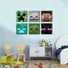 Kit quadros Decorativos Minecraft Mobs - 2
