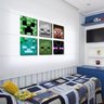 Kit quadros Decorativos Minecraft Mobs - 3