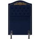 Ver imagem 3 de Cabeceira Cama Box Solteiro 90cm Imperial J02 Suede Azul - Mpozenato