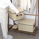 Ver imagem 3 de Caixa Organizadora Closet Empilhável Desmontável 30l