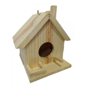 Casinha Ninho de Pássaro para Jardim e Enfeite