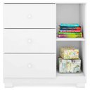 Ver imagem 4 de Berço Nacional Doce Sonho 3540 e Cômoda Infantil Duda Branco Brilho com Colchão Ortobom – Phoenix Ba