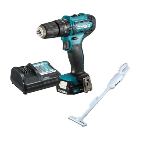 Combo Parafusadeira e Furadeira + Aspirador de Pó 12v Makita