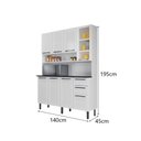 Ver imagem 6 de Cozinha 8 Portas 2 Gavetas Florença - Itatiaia
