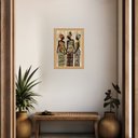 Ver imagem 2 de Quadro Decorativo Mulheres Negras 45x34cm:moldura Preta