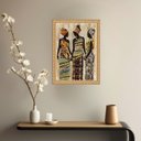 Ver imagem 1 de Quadro Decorativo Mulheres Negras 45x34cm:moldura Preta