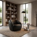 Ver imagem 6 de Poltrona Decorativa Organica Essence Base Fixa Courino Tcs 724 Moll
