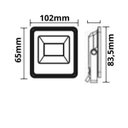Ver imagem 2 de Refletor Led 20w Slim Bivolt Verde