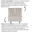 Ver imagem 5 de Cabeceira Estofada Cama Casal Queen Size 160 Cm Louise Linho:bege
