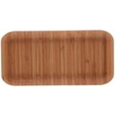 Ver imagem 3 de Kit 6 Petisqueiras Bandeja Bambu 20x10cm Lyor Hire Prato Salgados Petiscos