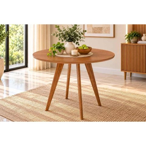Mesa Cozinha Acerola Madeira 109cm Madeira/Cinamomo Cimol