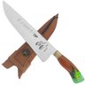 Faca Churrasco 9” Partial Tang Inox 420c Cabo Híbrido Madeira e Resina Detalhe de Isca com Bainha - 1