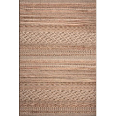 TAPETE BUZIOS ARRAIAL MARROM/TERRACOTA 2,00x2,50: Marrom/Terracota