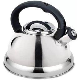 Chaleira com Apito Linha Roma Inox 2.7l 4875/100 - Brinox - 2